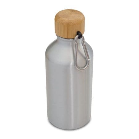 Butelka aluminiowa Isla 400 ml, srebrny