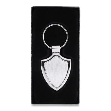 Brelok metalowy Emblem, srebrny