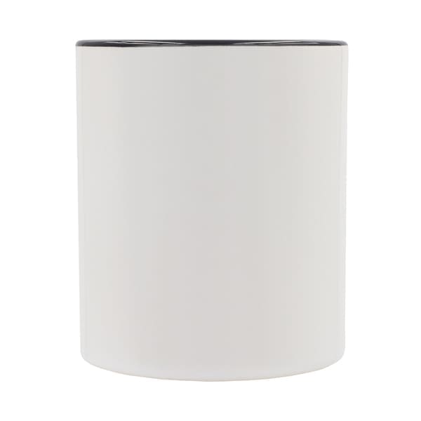 Kubek z powłoką sublimacyjną Gaeta 330 ml, czarny