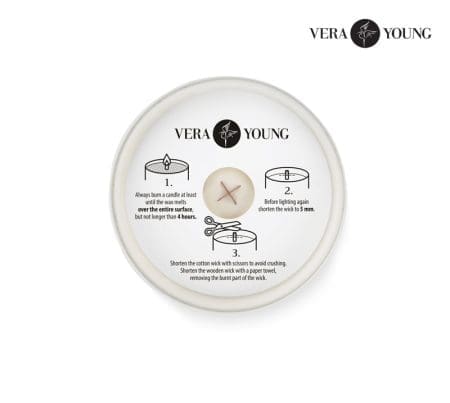 Świeca sojowa 220g - Library - VERA YOUNG