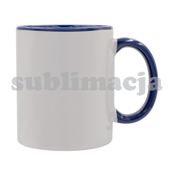 Kubek z powłoką sublimacyjną Gaeta 330 ml, granatowy