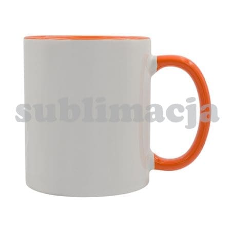 Kubek z powłoką sublimacyjną Gaeta 330 ml, pomarańczowy