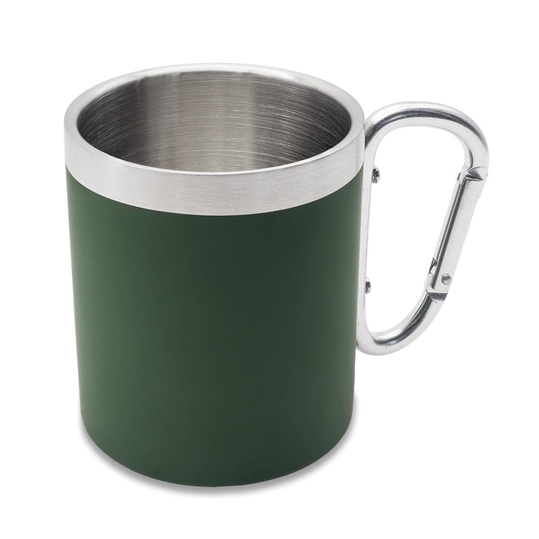 Kubek stalowy Magaro 300 ml, ciemny zielony