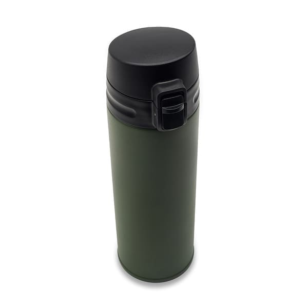 Kubek termiczny Olten 400 ml, ciemny zielony