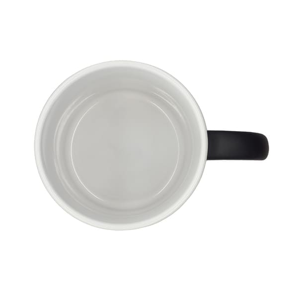 Kubek ceramiczny Velutti 350 ml, czarny