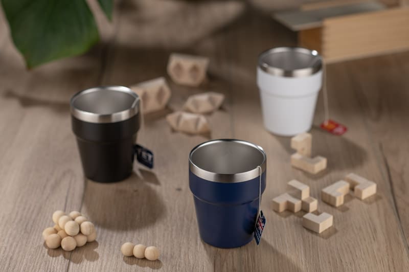 Kubek z recyklingowanej stali nierdzewnej MAKEL 300 ml