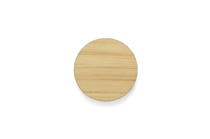 Przypinka bambusowa ROUND