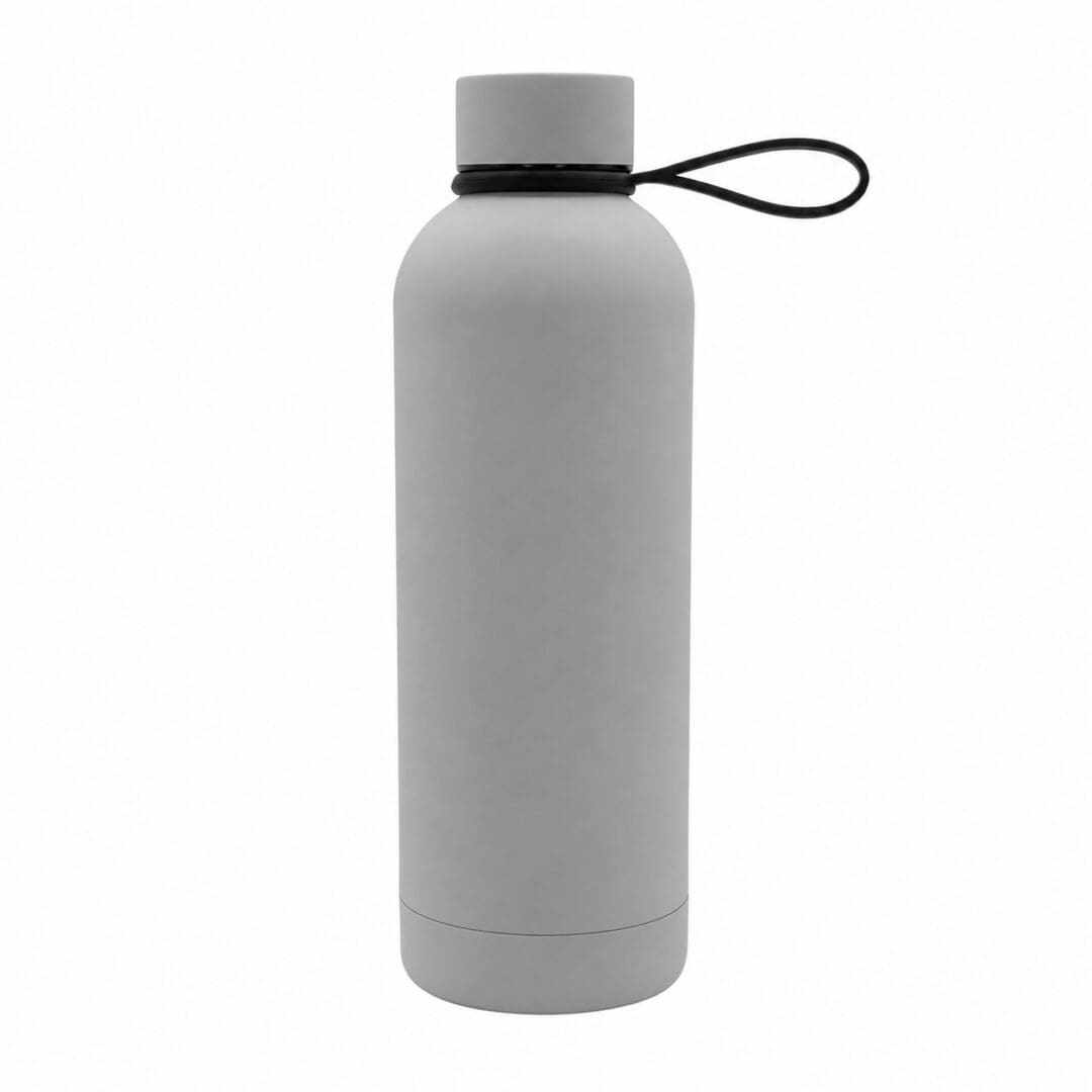 Butelka termiczna z uchwytem Mendoza Duo 500 ml, szary
