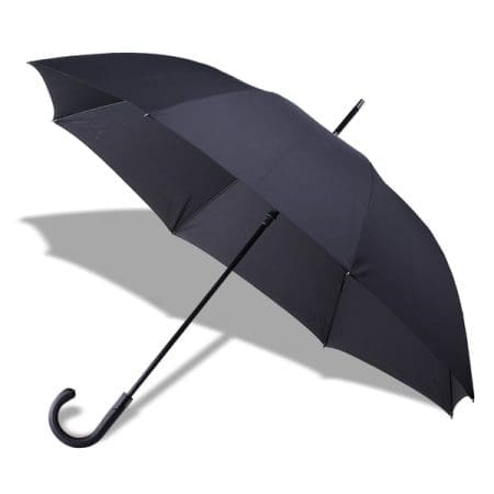 Elegancki parasol Lausanne, czarny - druga jakość