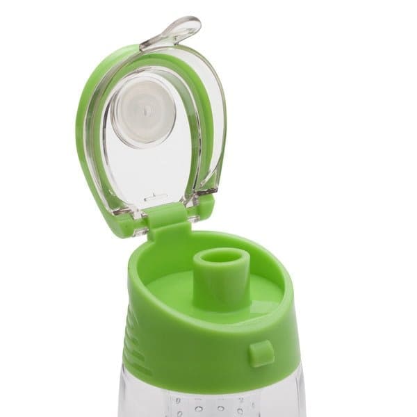 Bidon Mint 700 ml, jasnozielony/transparentny