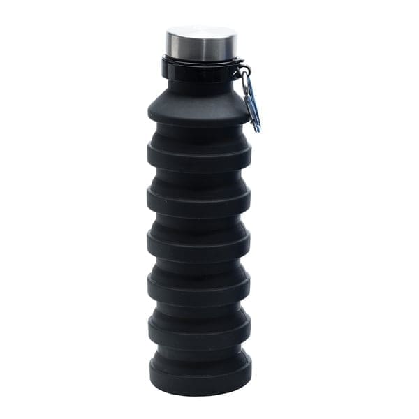 Składany bidon sportowy Makalu 550 ml, czarny