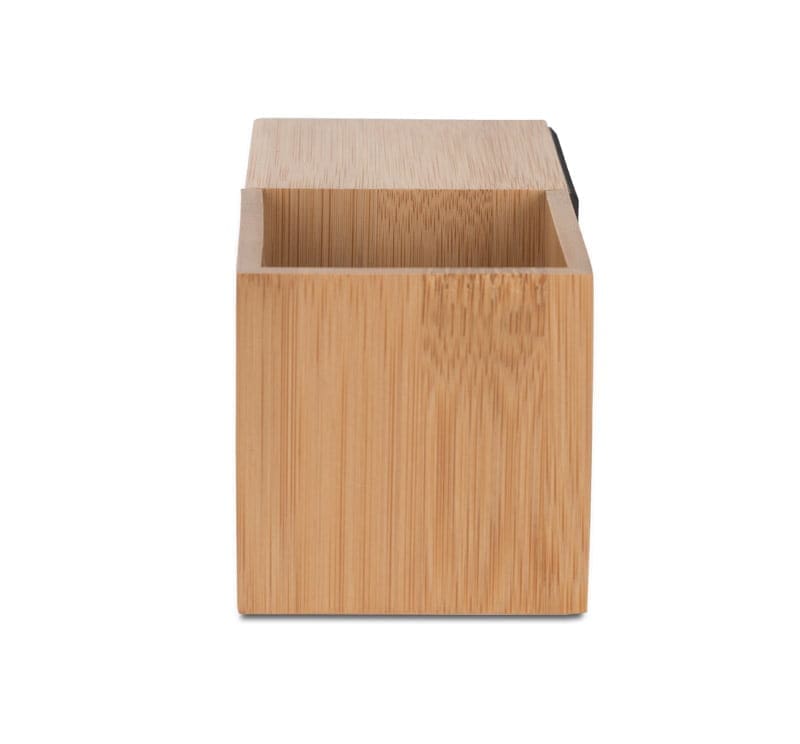 Zegar z przybornikiem na biurko BAMBOO