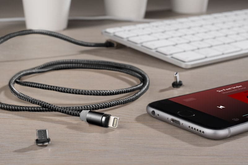 Kabel USB 3 w 1 MAGNETIC