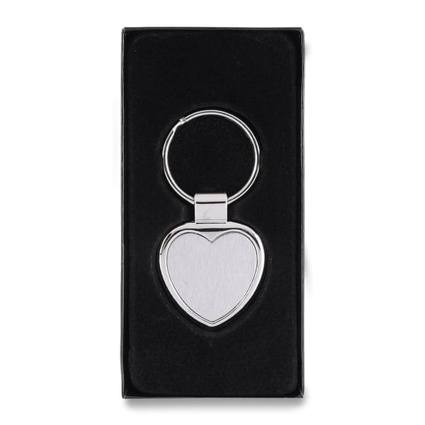 Brelok metalowy Stout Heart, srebrny