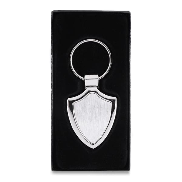 Brelok metalowy Emblem, srebrny