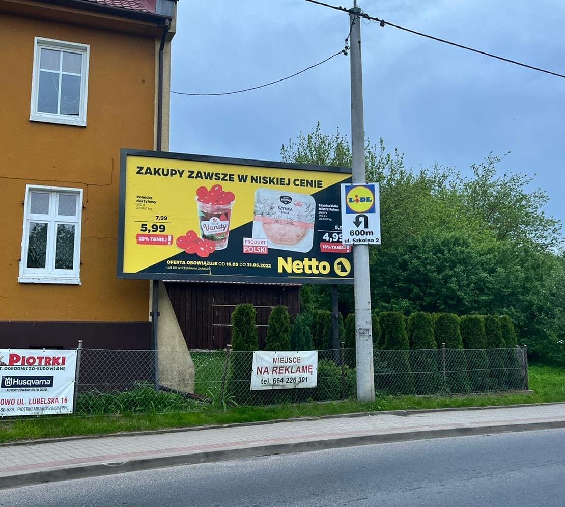 Billboard plakat BB, Papier, Blueback, 504 x 238 cm,12 m2