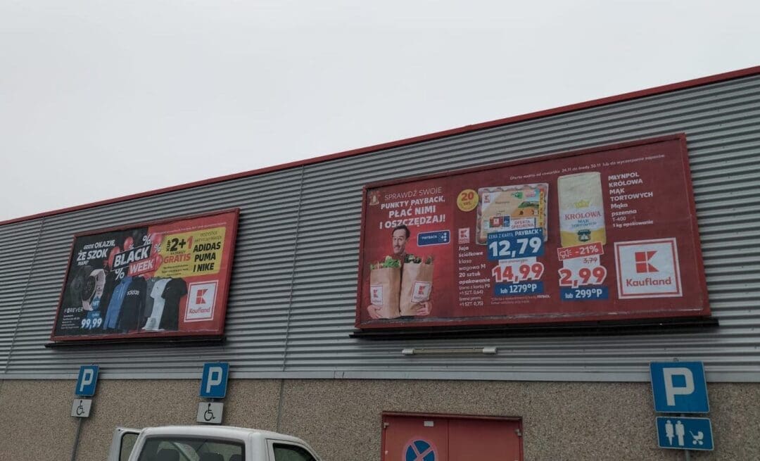Billboard plakat BB, Papier, Blueback, 504 x 238 cm,12 m2