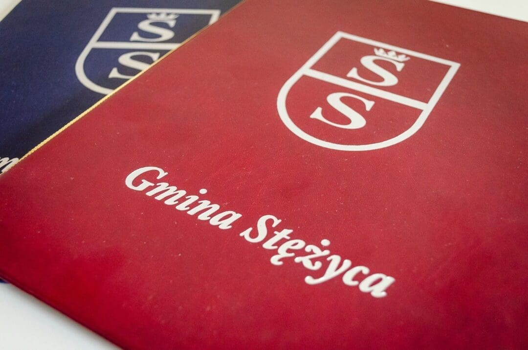 OKŁADKA/TECZKA NA DYPLOM DOKUMENTY BORDOWA Z TŁOCZENIEM 25szt.