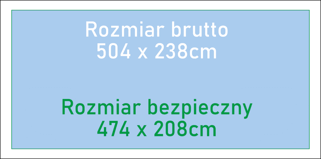 Billboard plakat BB, Papier, Blueback, 504 x 238 cm,12 m2