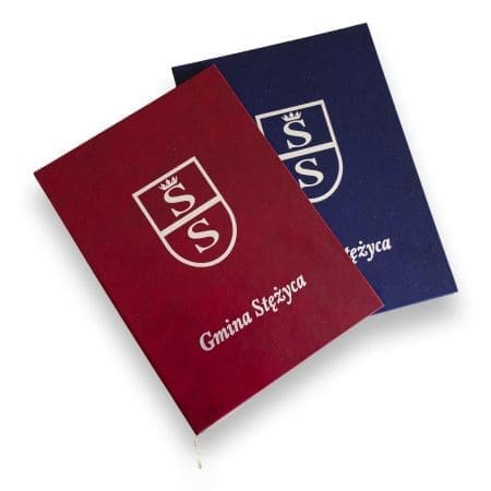 OKŁADKA/TECZKA NA DYPLOM DOKUMENTY BORDOWA Z TŁOCZENIEM 25szt.