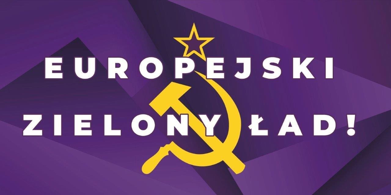 BANER PREMIUM - EUROPEJSKI ZIELONY ŁAD - 2X1M - SUPER JAKOŚĆ!