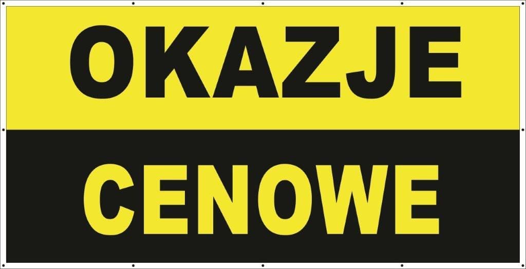 Baner Reklamowy 2 x 1 m -Okazje cenowe- Baner Premium - Mocny !