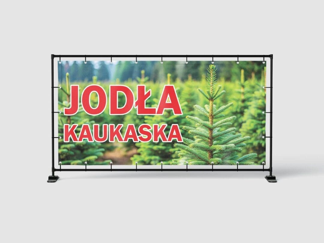BANER REKLAMOWY - JODŁA KAUKASKA - CHOINKI - SUPER JAKOŚĆ!