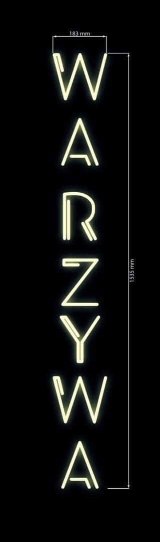 "Warzywa" - Ekskluzywny Neon LED