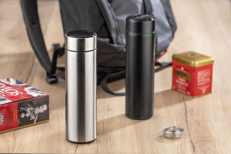 Butelka termiczna z termometrem LEDIKT 500 ml