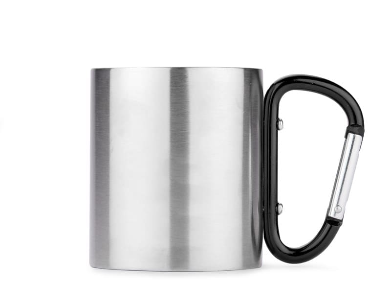 Kubek z karabińczykiem CAMPIC 200 ml