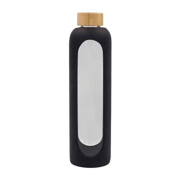 Butelka ze szkła borokrzemowego Richmond 1100 ml, czarny