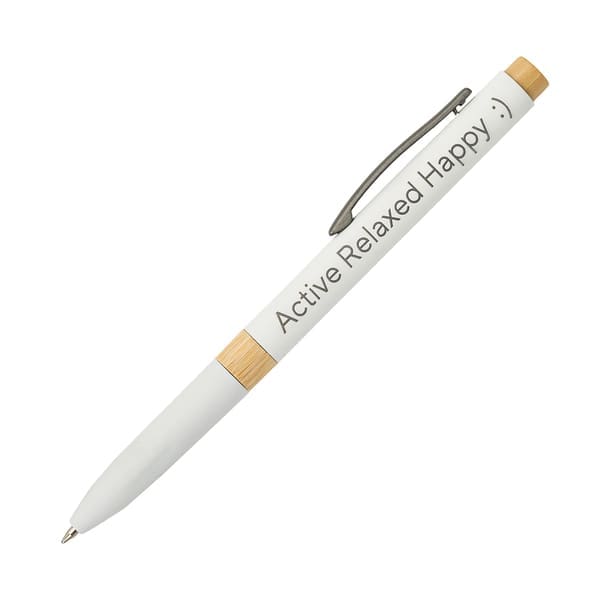 Długopis aluminiowy Khosa, biały