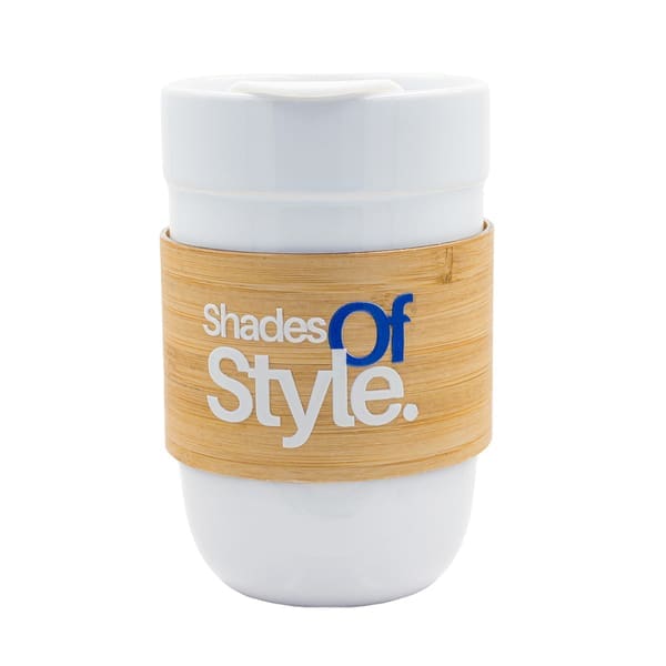 Kubek ceramiczny Skive 500 ml, biały