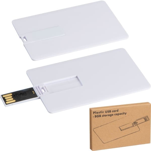 Pendrive plastikowy karta 8GB 2.0