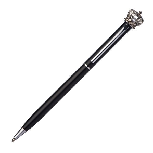 Długopis metalowy z koroną