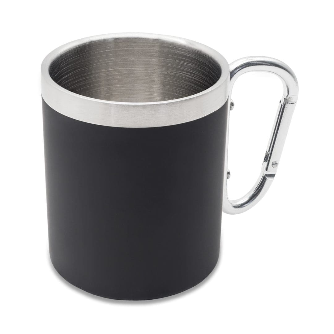Kubek stalowy Magaro 300 ml, czarny