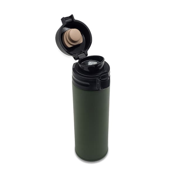 Kubek termiczny Olten 400 ml, ciemny zielony