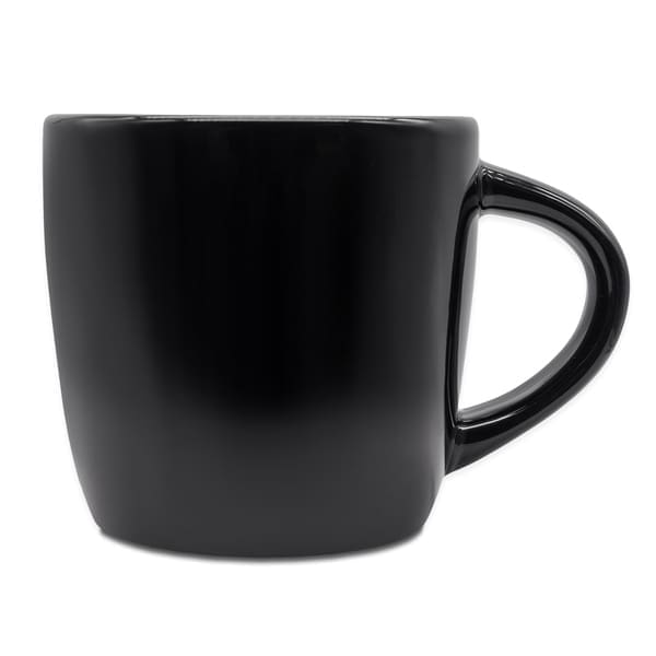 Kubek ceramiczny Arona 320 ml, czarny