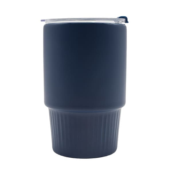 Kubek ceramiczny Azzurro 440 ml, granatowy