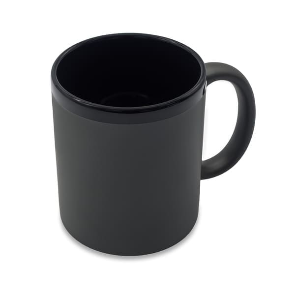 Kubek ceramiczny Velluto 350 ml, szary