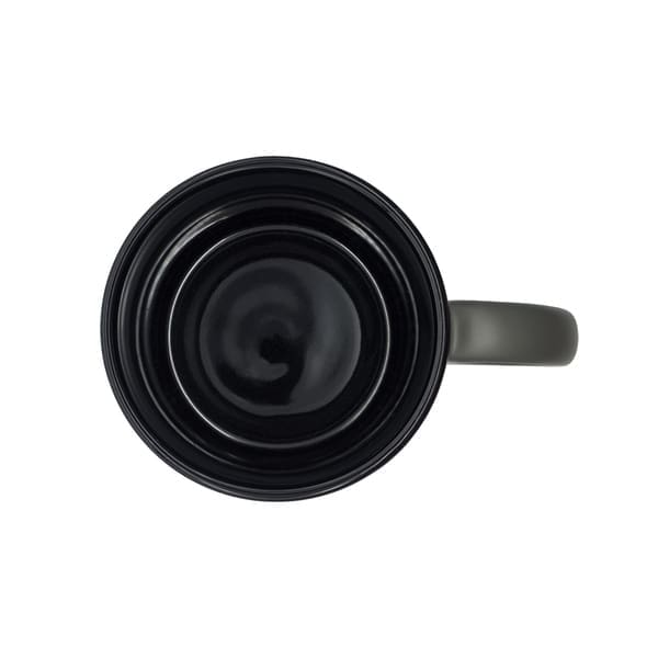 Kubek ceramiczny Velluto 350 ml, szary
