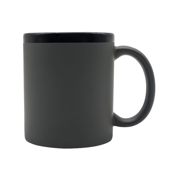 Kubek ceramiczny Velluto 350 ml, szary