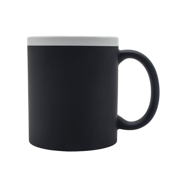 Kubek ceramiczny Velutti 350 ml, czarny