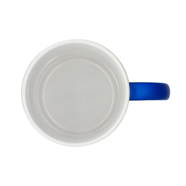 Kubek ceramiczny Velutti 350 ml, niebieski