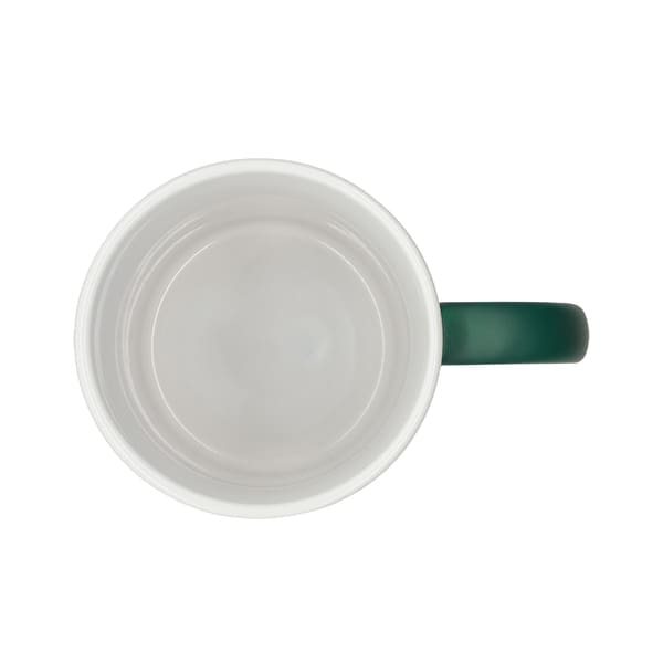 Kubek ceramiczny Velutti 350 ml, zielony