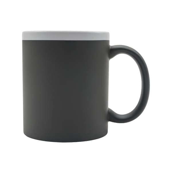 Kubek ceramiczny Velutti 350 ml, szary