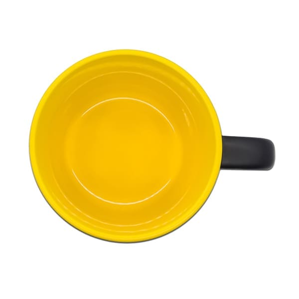 Kubek ceramiczny Esla 345 ml, żółty