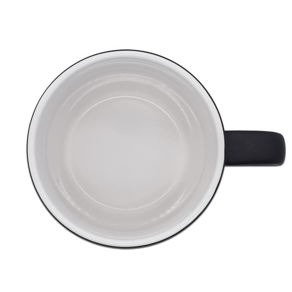 Kubek ceramiczny Esla 345 ml, biały
