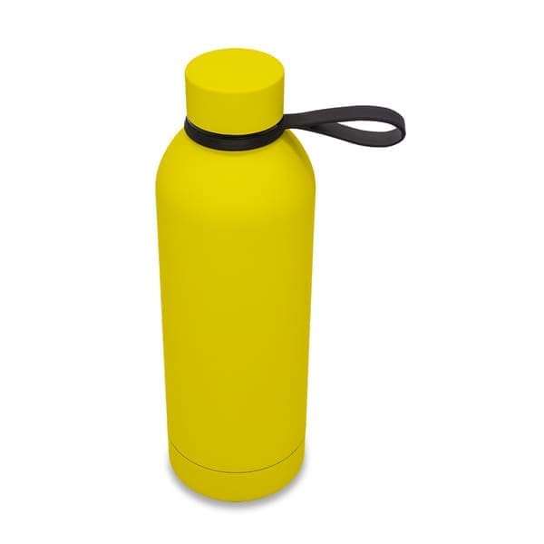 Butelka termiczna z uchwytem Mendoza Duo 500 ml, żółty
