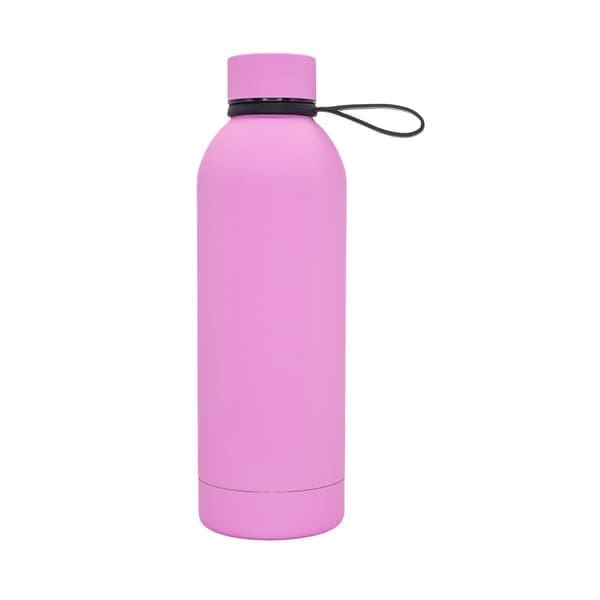 Butelka termiczna z uchwytem Mendoza Duo 500 ml, różowy
